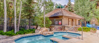 ski-in/out condo with pool, hot tub, & tennis - walk to lifts