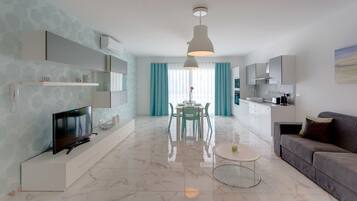 Apartment, 2 Bedrooms | Living area | Flat-screen TV