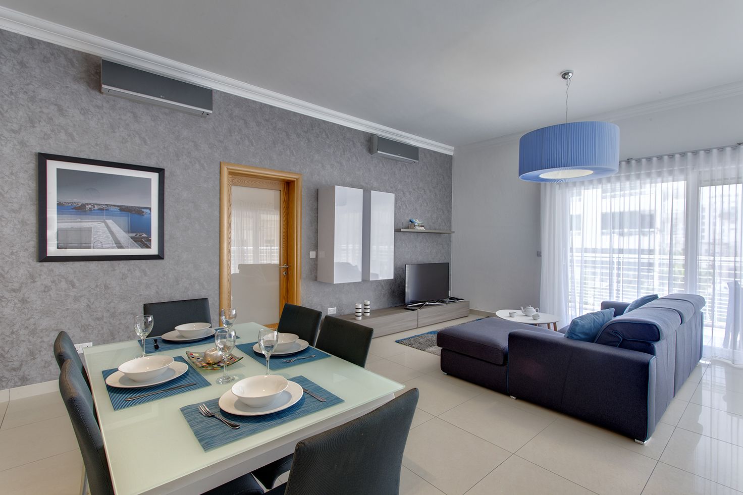 Appartamento, 2 camere da letto | Soggiorno | TV LCD 50 pollici con canali via cavo, TV