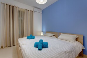 Appartamento (2 Bedrooms) | 2 camere, una scrivania, Wi-Fi, lenzuola