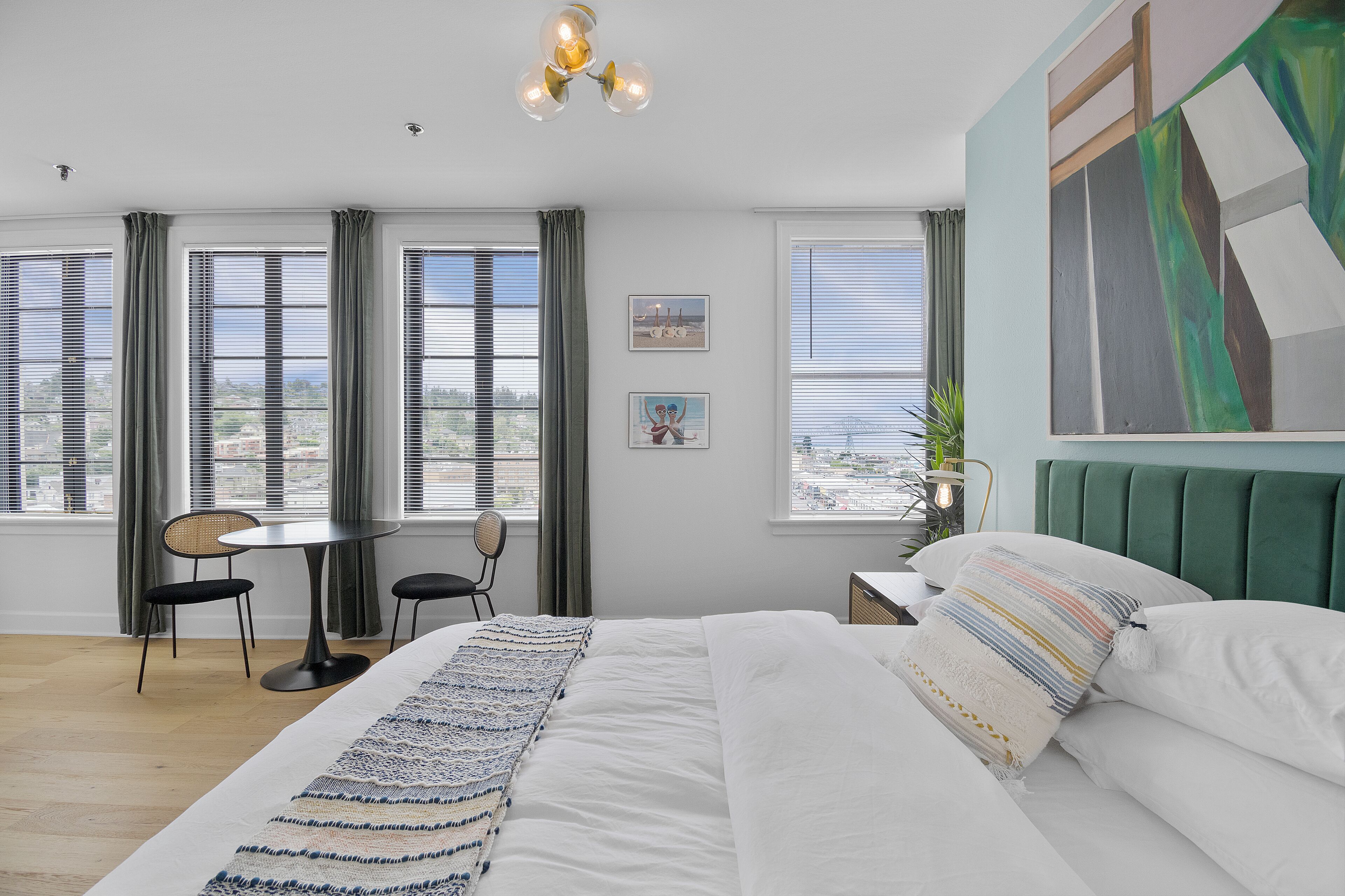 Individually decorated, individually furnished, blackout curtains