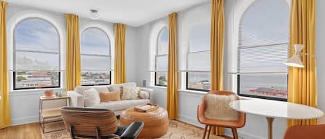 Deluxe Apartment | Living area | IPad, music library