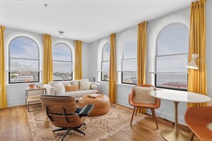 Deluxe Apartment | Living area | IPad, music library