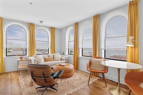 Deluxe Apartment | Living area | IPad, music library