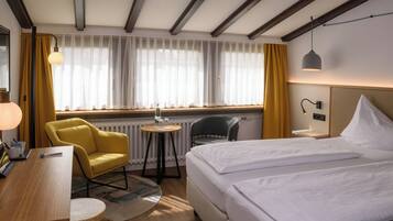 Habitación estándar con 1 cama matrimonial o 2 individuales | 1 habitación y ropa de cama hipoalergénica