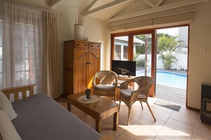 Comfort Double Room, Refrigerator, Poolside | 1 bedroom, in-room safe, WiFi (free), individually decorated