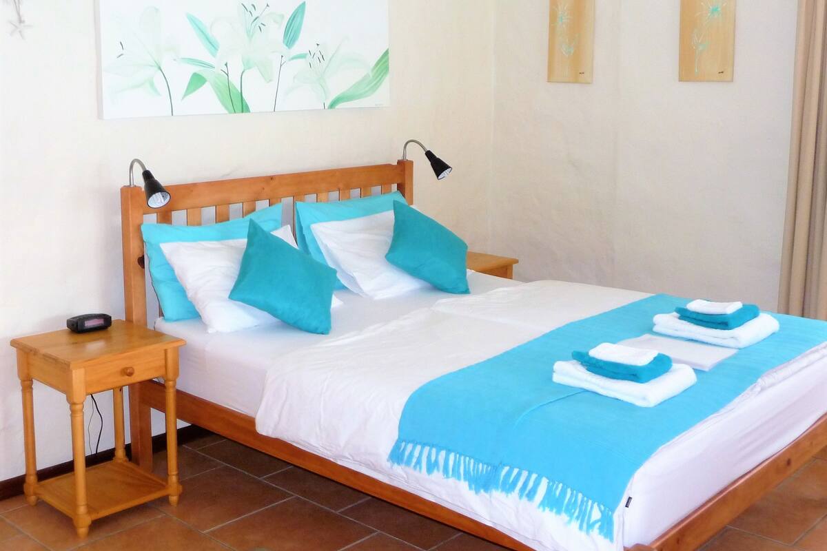 Comfort Double Room, Refrigerator, Poolside | 1 bedroom, in-room safe, WiFi (free), individually decorated