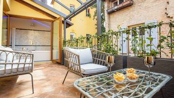 Luxury Apartment, 1 Bedroom, Terrace | Terrace/patio
