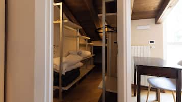 Luxury Apartment, Balcony, City View (Attic) | Wardrobe