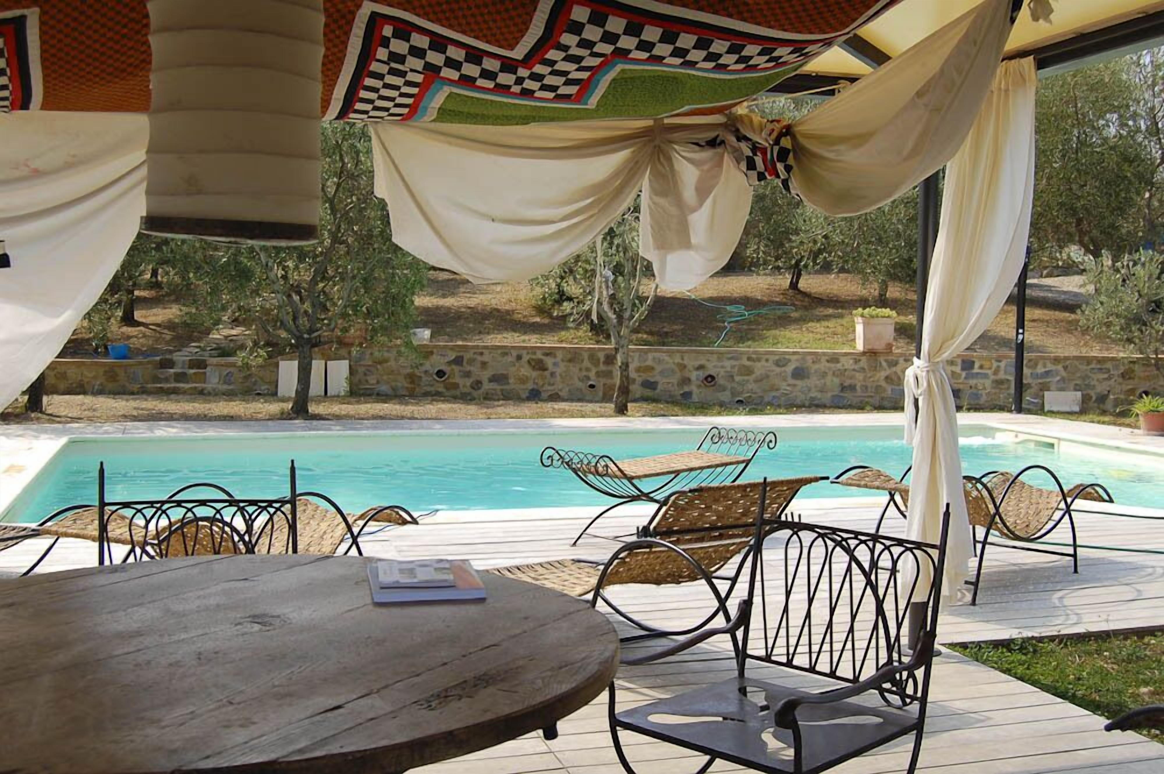 Alberca al aire libre por temporada 