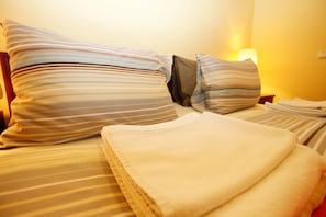 Desk, iron/ironing board, free WiFi, bed sheets