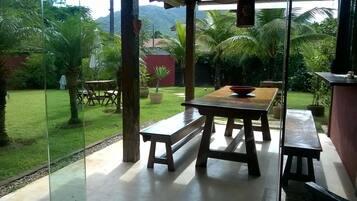 Opções para refeição ao ar livre