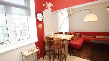 Apartment, Mehrere Betten, Nichtraucher | Eigene Küche | Großer Kühlschrank, Mikrowelle, Herdplatte, Wasserkocher