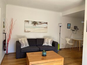 Televisie, een dvd-speler en boeken