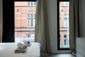 Huoneisto, 1 keskisuuri parisänky ja vuodesohva, tupakointi kielletty (21) | Ilmainen Wi-Fi, vuodevaatteet