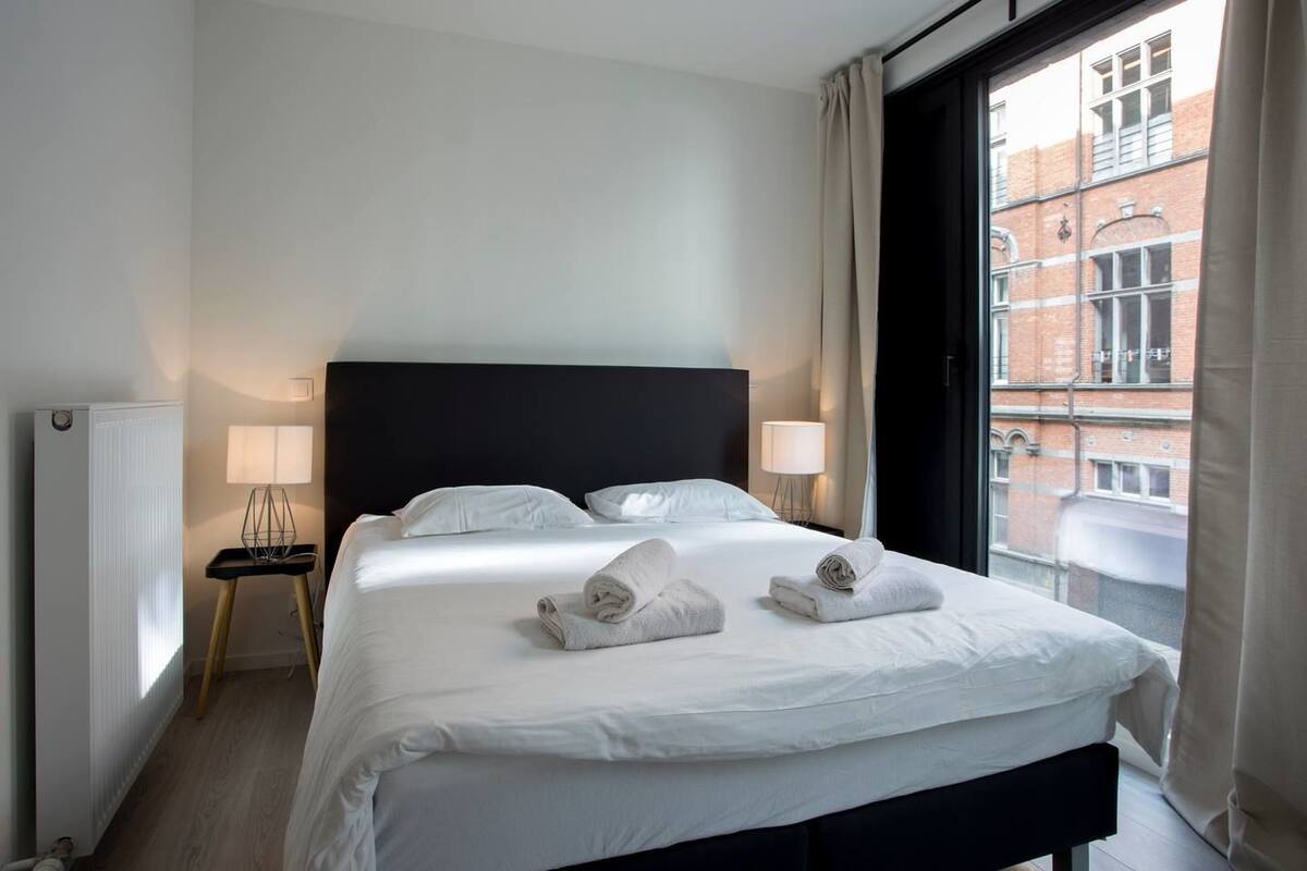 Apartment, 1 Queen-Bett und Schlafsofa, Nichtraucher (21) | Kostenloses WLAN, Bettwäsche