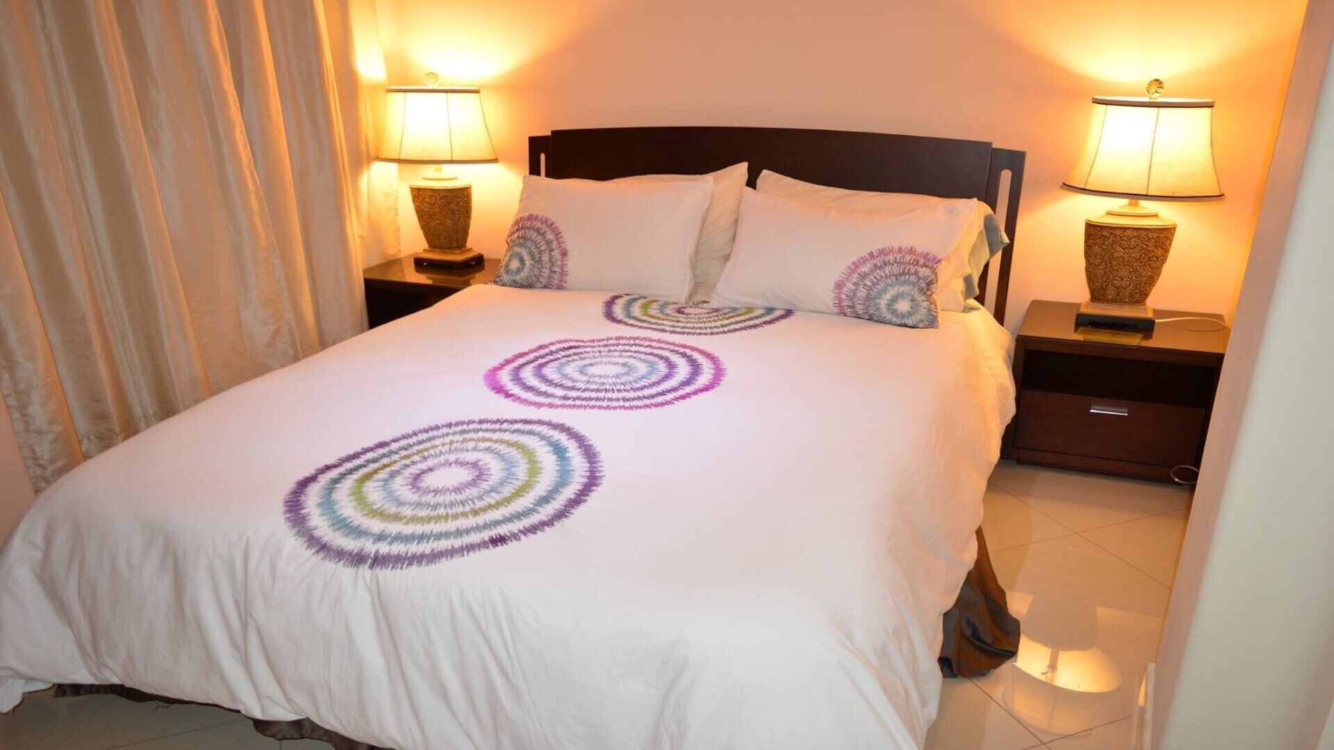 2 bedrooms, in-room safe, iron/ironing board, WiFi