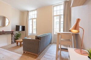 Appartement, 1 queensize bed, niet-roken | Gratis wifi, beddengoed