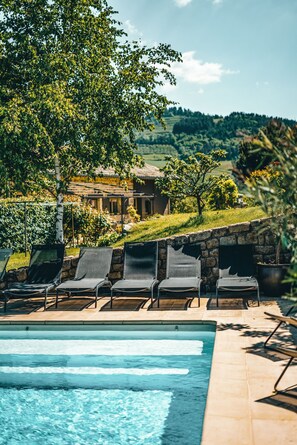A heated pool - gite / house ardéchoise of character with swimming pool (Labatie-D'andaure)