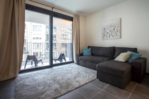 Appartement, 1 queensize bed met slaapbank, niet-roken | Gratis wifi, beddengoed