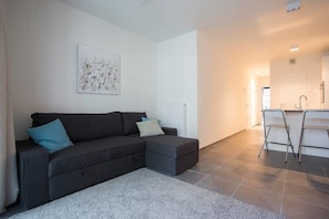Appartement, 1 queensize bed met slaapbank, niet-roken | Gratis wifi, beddengoed