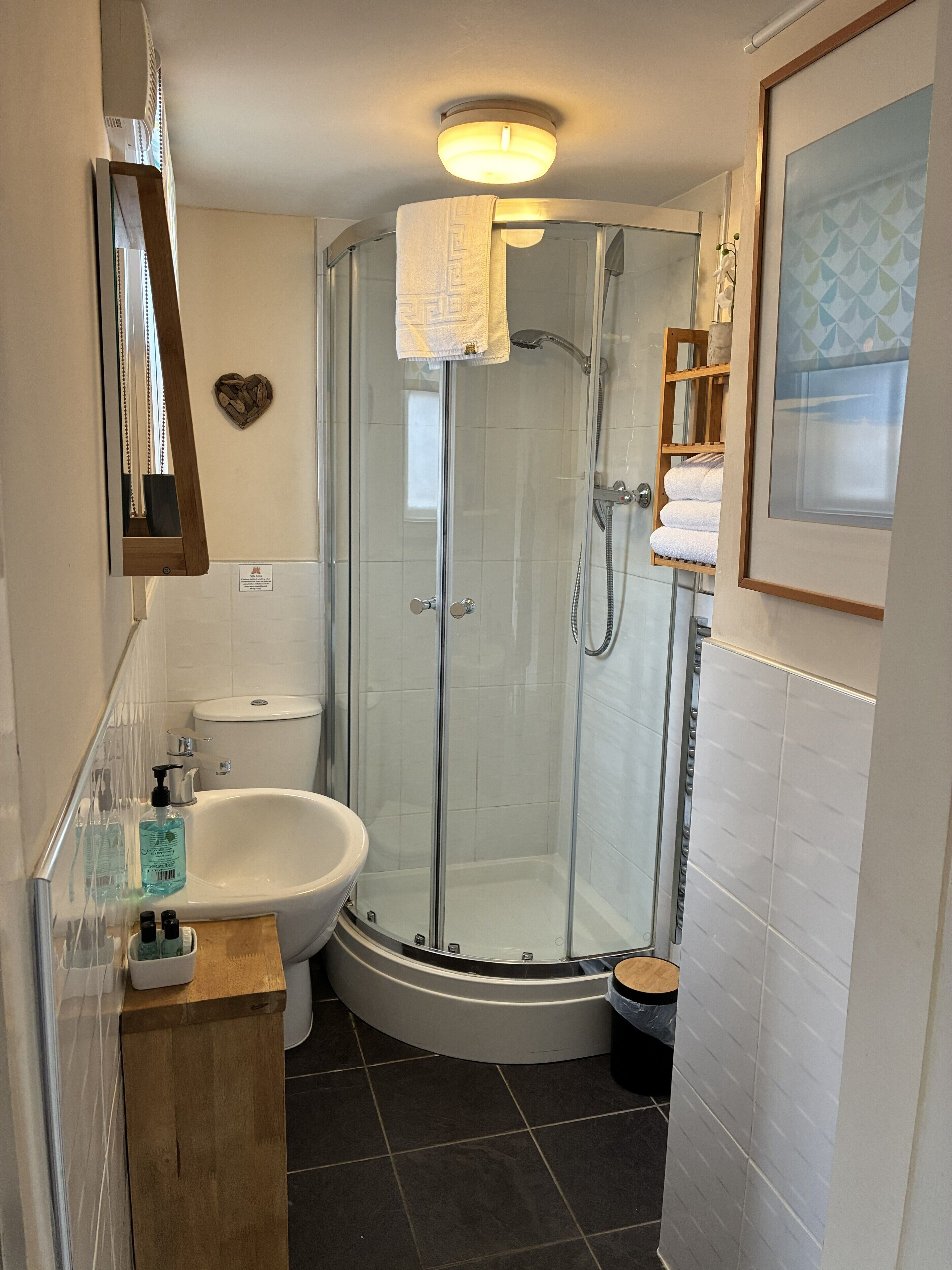Suite Luxury, 1 camera da letto, non fumatori | Bagno | Set di cortesia gratuito, asciugacapelli, asciugamani, sapone