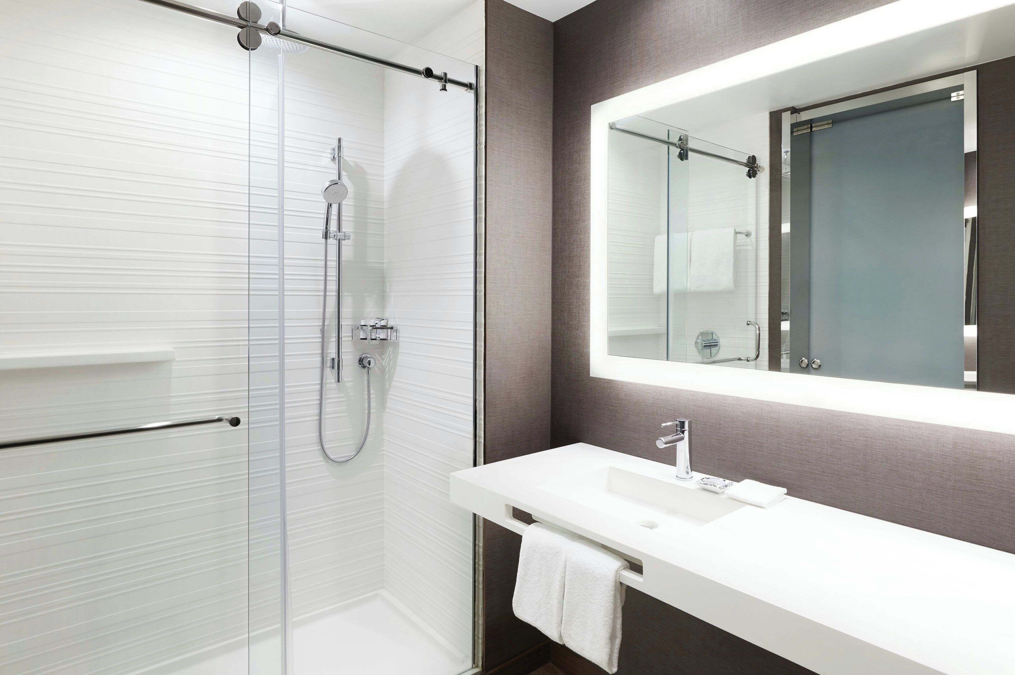 free toiletries, hair dryer, towels, soap