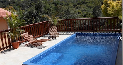 Charming house with pool located at La Rivière, Reunion Island