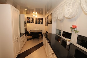 Apartment, Nichtraucher | Eigene Küche | Großer Kühlschrank, Mikrowelle, Herdplatte, Wasserkocher