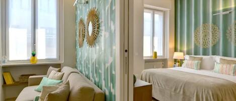 1 Schlafzimmer, Bügeleisen/Bügelbrett, kostenloses WLAN, Bettwäsche