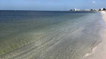 Sun loungers, beach towels