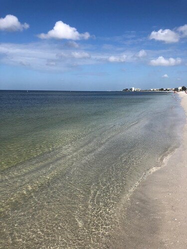Beach OASIS with pool, sleeps 8.