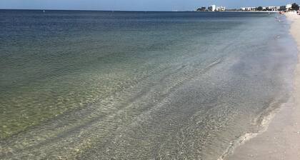 Beach OASIS with pool, sleeps 8.
