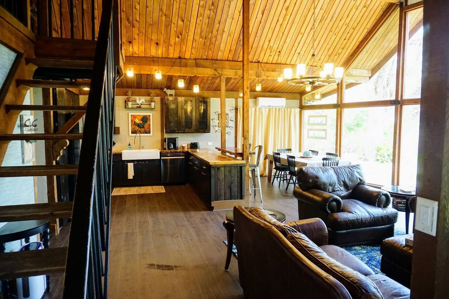 TV connectée, cheminée