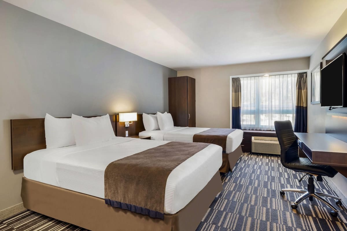 Studio Suite, 2 Queen Beds, Non Smoking | Pillowtop beds, desk, iron/ironing board, cribs/infant beds