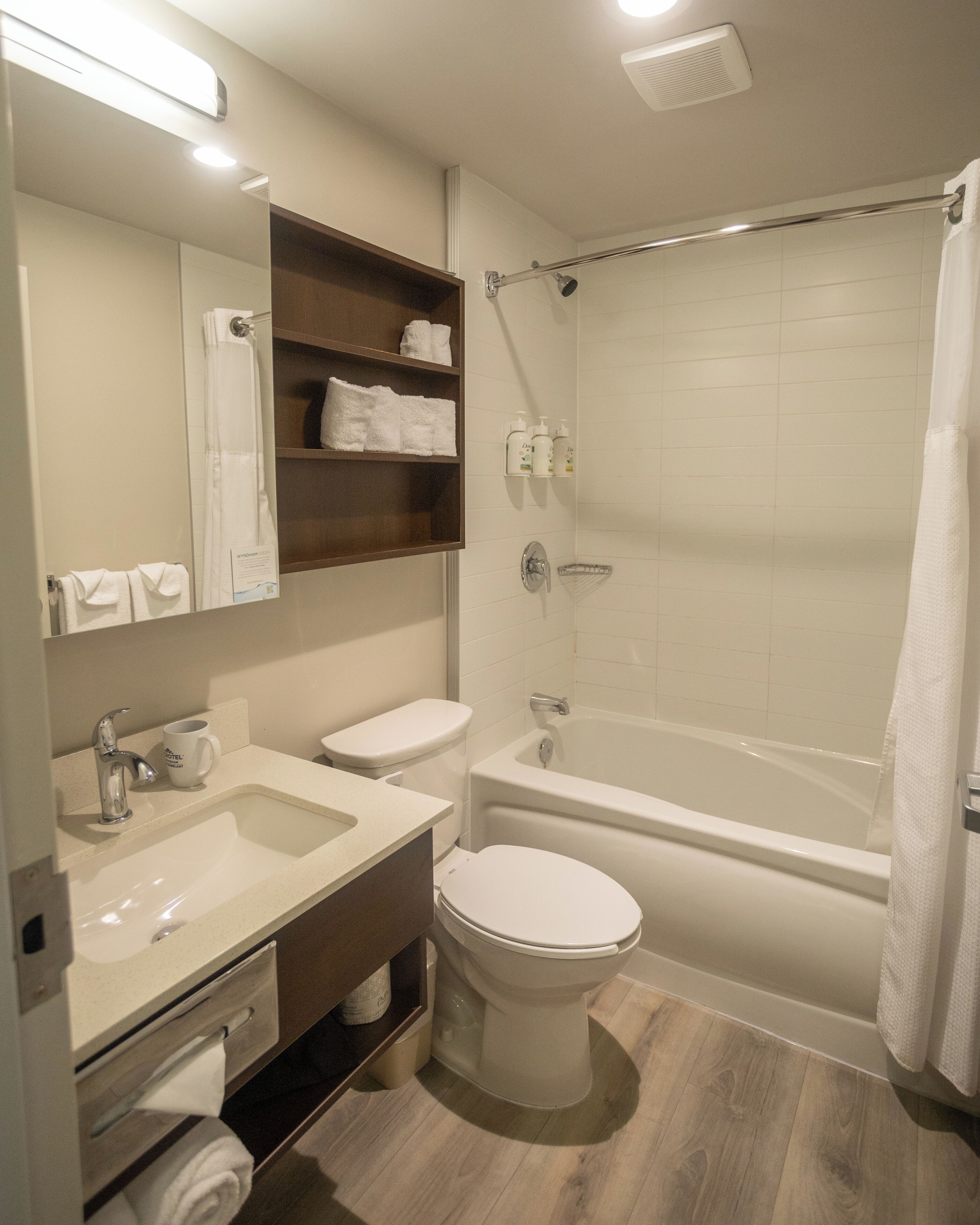 room, 2 queen beds, non smoking | bathroom | free toiletries, hair dryer, towels