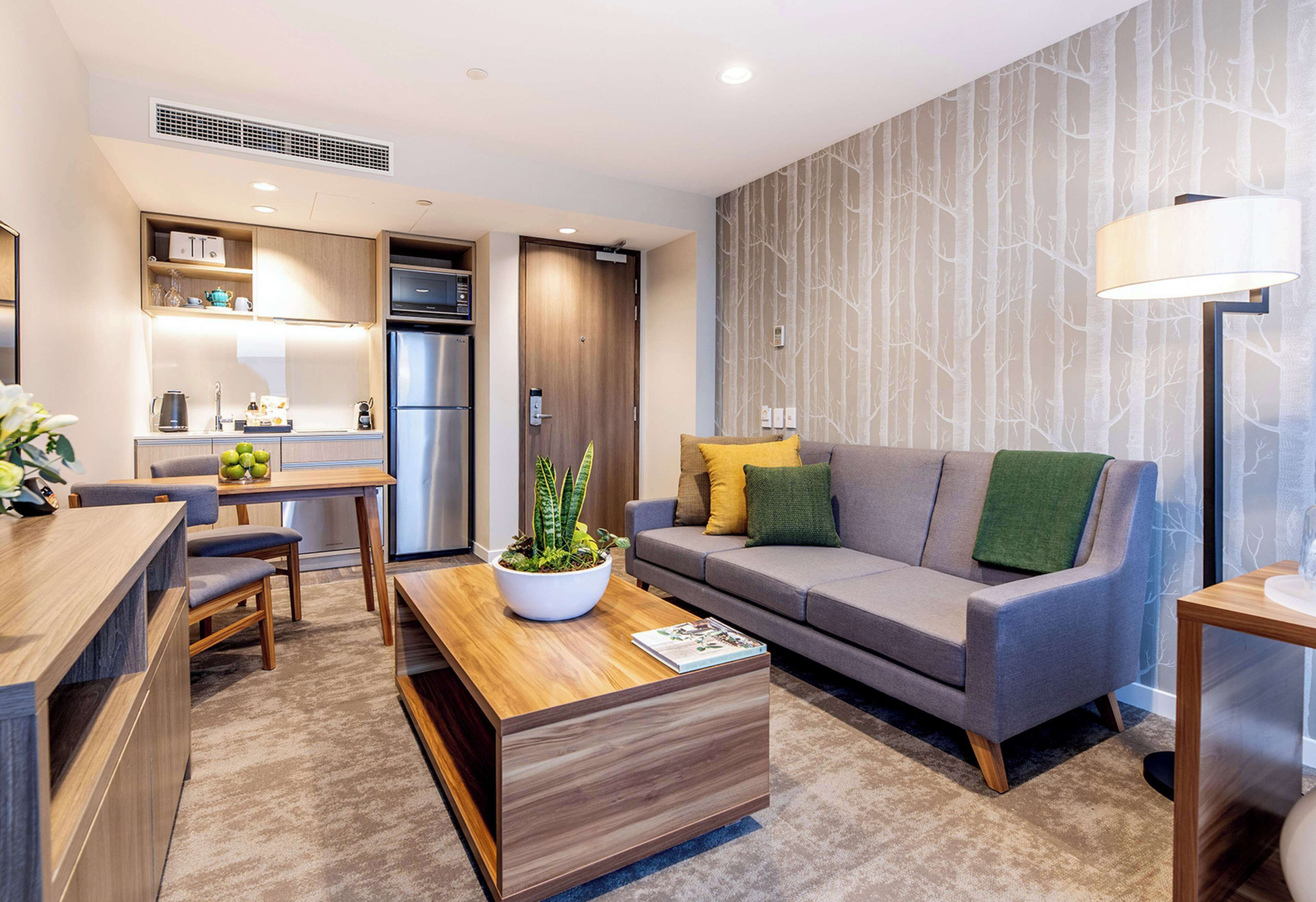 premium balcony apartment | private kitchen | microwave, stovetop, espresso maker, coffee/tea maker