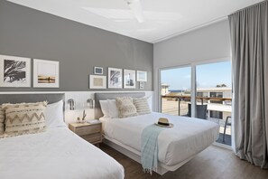 Signature Room, 2 Queen Beds, Balcony, Partial Ocean View | 1 bedroom, premium bedding, down comforters, minibar