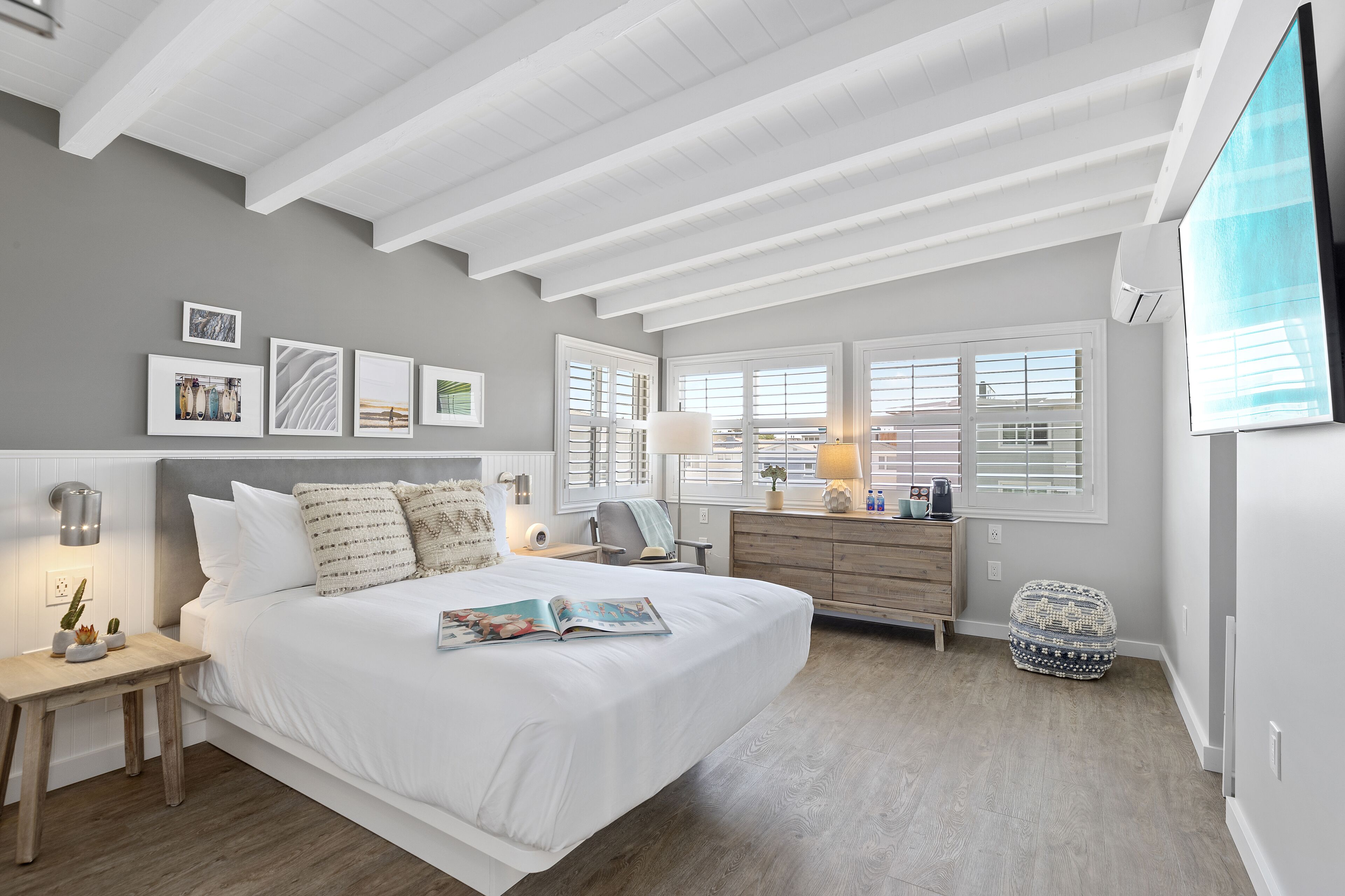 Literie de qualité supérieure, couette en duvet d'oie, minibar