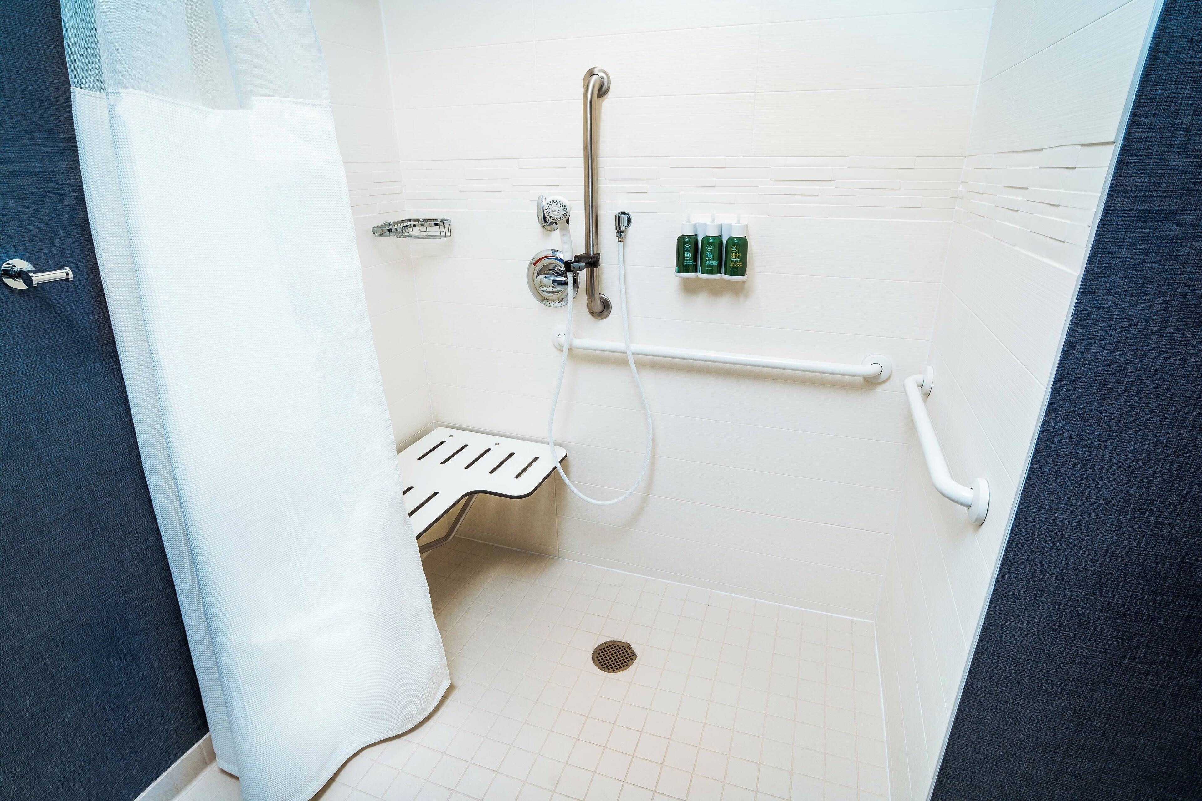 one bedroom, suite, 2 queen, sofa bed | bathroom | shower, free toiletries, hair dryer, towels