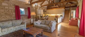 The Granary har en landlig beliggenhet, perfekt for familier, par og kjæledyr.