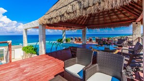 Terrace/patio - Deep Blue Condos - 102 (Isla Mujeres)