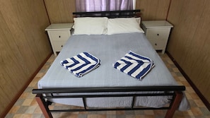 2 bedrooms, bed sheets