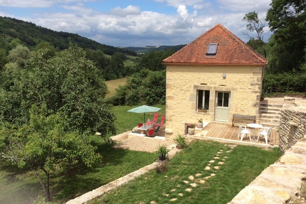 The cottage and garden