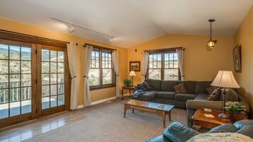 Smart TV, video games, DVD player, foosball