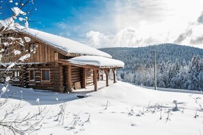 Chalet Serenity sous la neige!