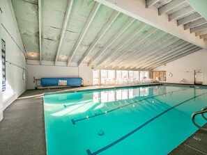 Indoor pool, a heated pool