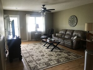 Smart TV, DVD player, books