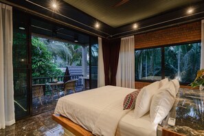 Exclusive-Villa, 1 King-Bett, Nichtraucher, Bergblick | Minibar, Zimmersafe, individuell dekoriert, individuell eingerichtet