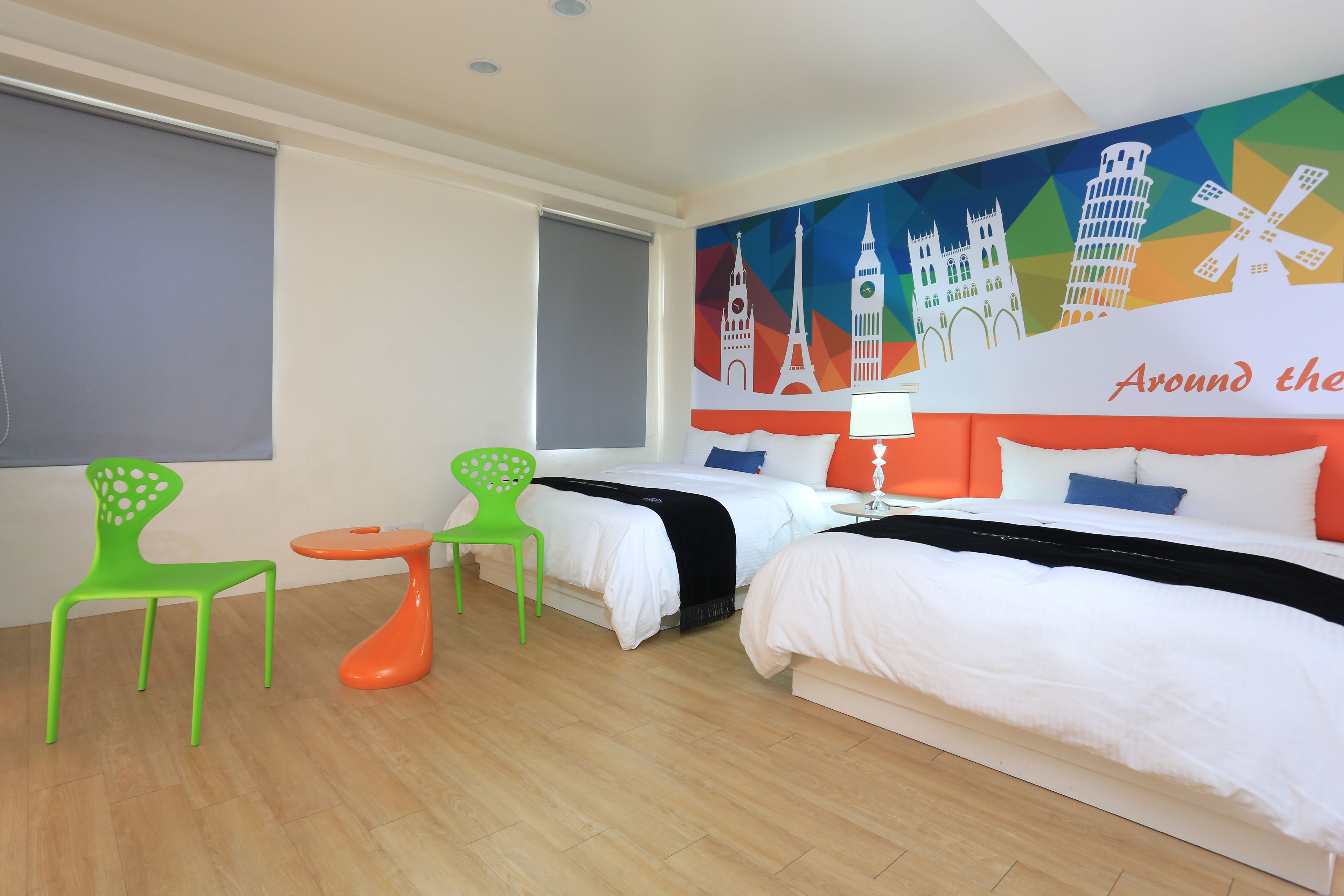 standard quadruple room, 2 double beds, non smoking | 1 bedroom, down duvets, blackout curtains, free wifi